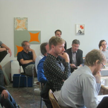 27.8.14 Tim Renner besucht das Atelierhaus Prenzlauer Promenade