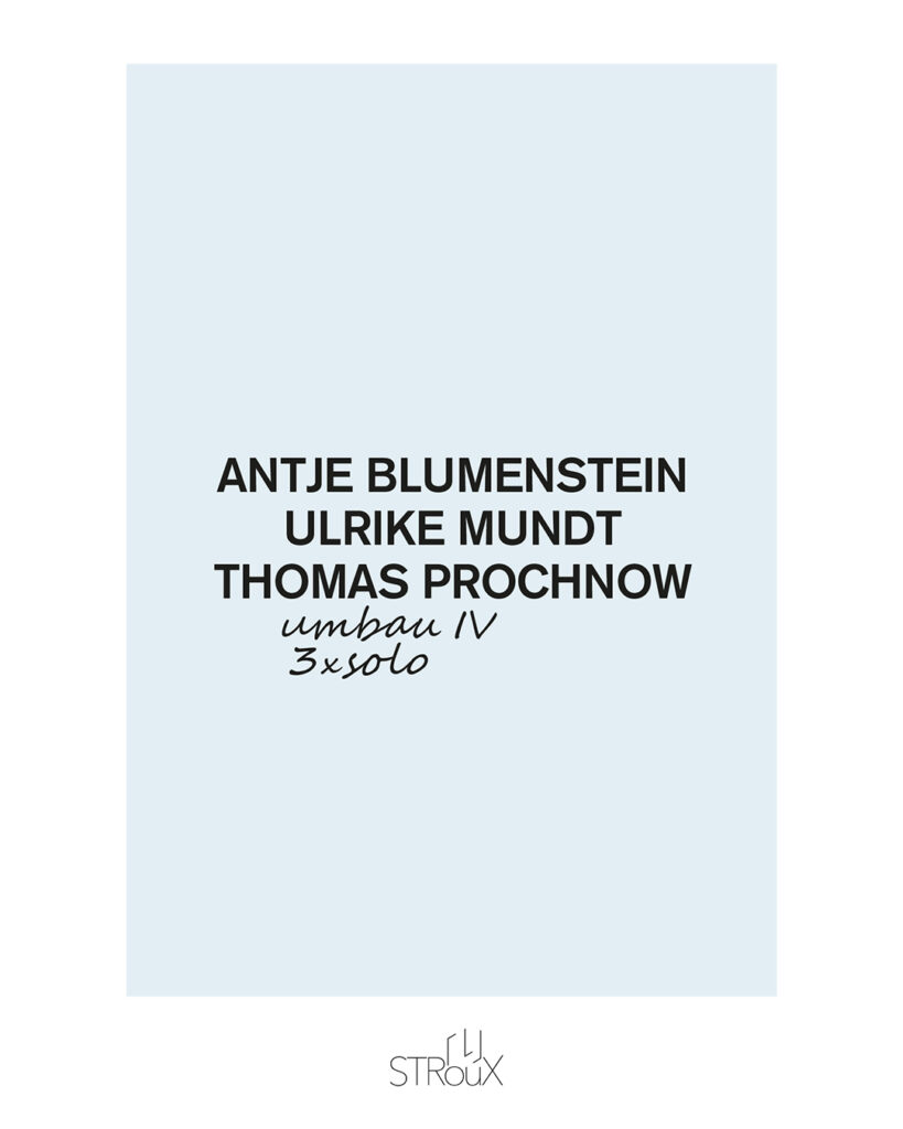 Einladungskarte STRouX Berlin - Umbau IV